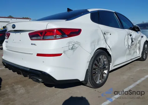 2019 Kia Optima Sx Turbo z USA, uszkodzony, nr VIN 5XXGV4L25KG331954